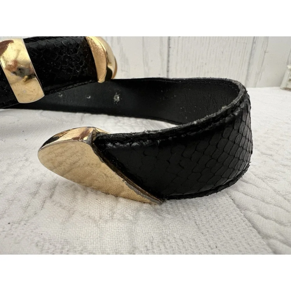 Vintage 1980's Snake Skin MZA of New York 1